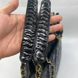 Chanel Patent Leather Tote - Image 3